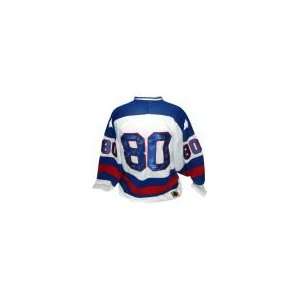  1980 USA White Hockey Jersey