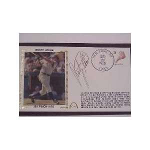   Staub Autographed 100 Pinch Hits First Day Cover