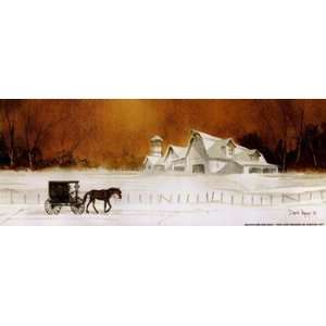  Small Heading for Home   Poster by David Bailey (10x4 