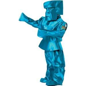   Rockem Sockem Robots   Blue Bomber Child Costume / Blue   Size 41100