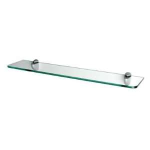 Dolle Shelving 24 x 5 Clear Glass Rectangle Shelf Kit with Two Jam 