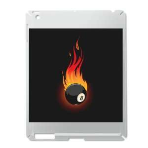 iPad 2 Case Silver of Flaming 8 Ball for Pool