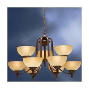   Tannery Bronze Woodlawn Chandeliers Mid Sized