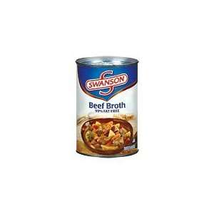 Swanson 99% Fat Free Beef Broth 14 oz  Grocery & Gourmet 