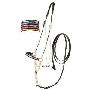  ROYAL KING Colored Nose Mini Horse Cable Show Halter with 