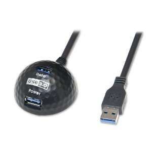  IO Crest USB 3.0 Docking Ball into 1 Data and 1 Power 