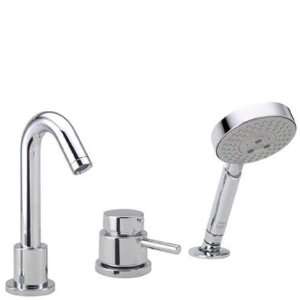  Talis S Double Handle Tub Faucet Trim Brushed Nickel