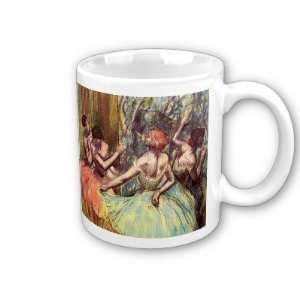  Four Dancers Behind The Scenes 2 By Edgar Degas Coffee Cup 