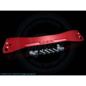  ASR RED Rear Subframe Brace   90 93 Acura Integra 