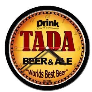  TADA beer and ale cerveza wall clock 