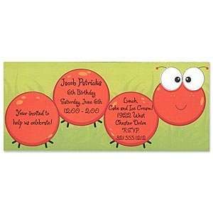   Eyed Bug Invitation Birthday Party Invitations