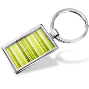  Keychain Yellow stripe design / pattern   Hand Made, Key 