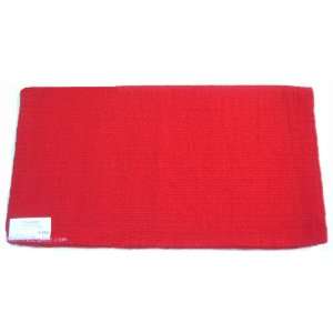  Mayatex Saddle Blanket   Wool San Juan Pony Solid   Red 