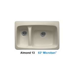   Advantage 3.2 Double Bowl Kitchen Sink with Three Faucet Holes 20 3 63