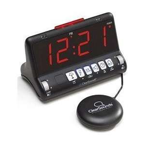 Clearsounds ShakeUp to WakeUp Alarm Clock with Bed Shaker   HC SW200HC 