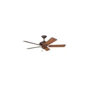 Kichler 300109MDW LaSalle 5 Blade Ceiling Fan in Mediterranean Walnut
