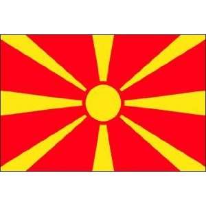  3 x 5 Feet Yugoslav Republic of Macedonia Poly   indoor 
