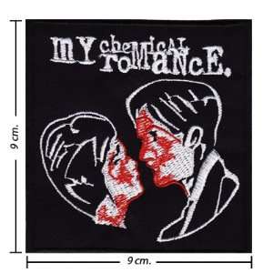 My Chemical Romance Music Band Logo 1 Embroidered Iron on Patches Free 