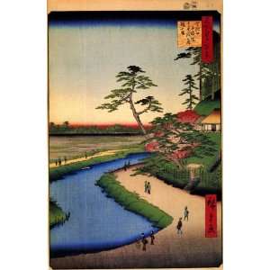  Acrylic Fridge Magnet Japanese Art Utagawa Hiroshige Basho 