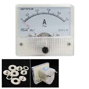  Fine Tuning Dial Panel Ampere Meter Gauge 85L1 AC 0 1A 