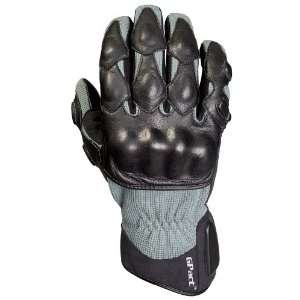  Decade Motorsport Street Gloves (Black and Gray, Medium 