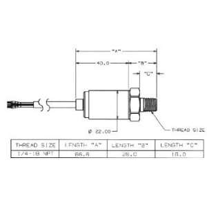  Maretron Pressure Transducer 0 to 3 PSI
