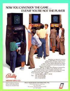 BALLY MIDWAY Auxillary Monitor Advertising Flyer  