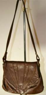 Branson Bennett Vintage Brown Leather Purse Tote Handbag Bag Messenger 