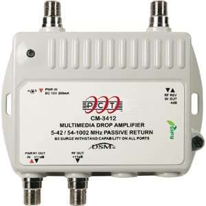 Channel Master CM 3412 Signal Splitter 1002 MHz 