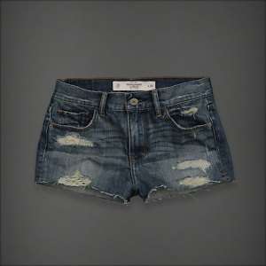 Abercrombie Women Denim Short Shorts Beth Sz 0 W 25 NWT  