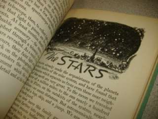 1935 EARTH AMONG STARS LOCKWOOD & DRAPER Astronomy Book  