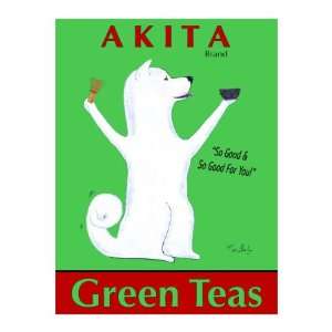  Akita Green Tea by Ken Bailey, 13x19