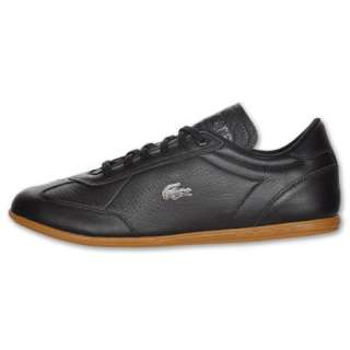 NEW Lacoste Gaston Platinum Pack Black Leather Casual Mens Shoes Size 