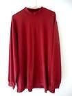 Greg Norman Play Dry Golf shirt Mens XXL Brick red long sleeve mock 