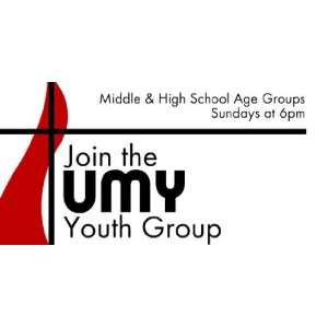  3x6 Vinyl Banner   Youth Group Join Us 