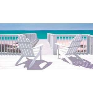 Beach Chairs I by Unknown 36x18