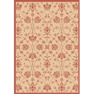    Dynamic Rugs Piazza 2744 3701 Red   5 3 Round