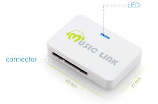Bluetooth Receiver Music Link D100 for iPhone, Galaxy  