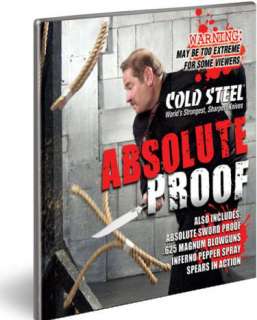 Cold Steel Absolute Proof DVD VDAP **NEW for 2010**  