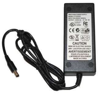 PW 12V402 12V 5A DC Power Supply Adapter w/ Power Cord  