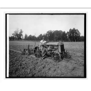   Historic Print (L) Ford tractor demonstration