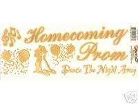 ssm Gold HOMECOMING   PROM Scrapbooking Stickers  