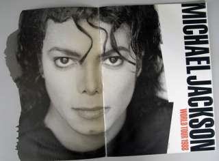 Michael Jackson Concert Program Japan Tour 88 w/Stub Super Rare 