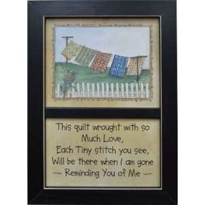 Framed Print   Quilt With Love/Remind You of Me 