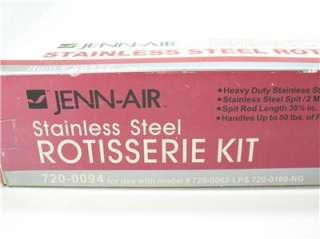   Stainless Steel Rotisserie Kit 720 0094 #58652 720 0062 LP 720 0100 NG