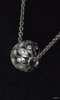 New $2920 SEIDENGANG 18K Gold Diamond Ball Necklace OH  