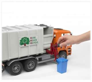 Bruder MAN TGA Side loading Kids garbage toy truck # 02761 NEW  
