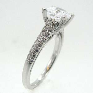 0382 VERRAGIO ENGAGEMENT RING 18K WHITE GOLD  