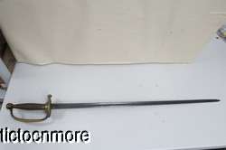 US CIVIL WAR MODEL 1840 M1840 AMES MFG CO CHICOPEE NCO SWORD SABER ADK 