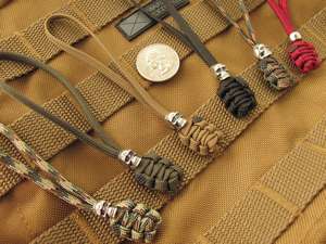Gear Zipper Pulls w/ Chromed Beads   Fits All Bags  
